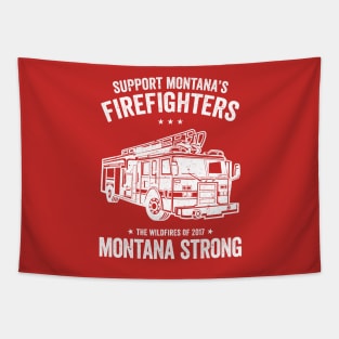 Support Montana's Firefighters - The Wildfires of 2017 - Montana Strong Tapestry