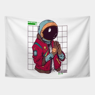 Spaceman Vaporwave Urban Cool Style Tapestry