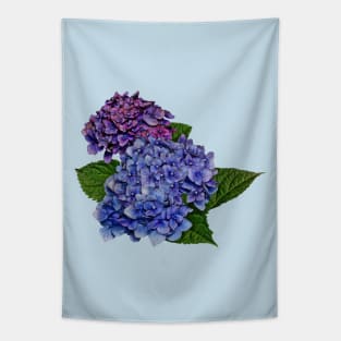 Hydrangea in Shades of Purple Tapestry