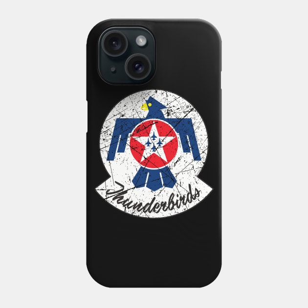 Thunderbirds USAF Vintage Phone Case by Mandra