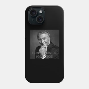 Positive Tony Bennett old man singer portrait Phone Case