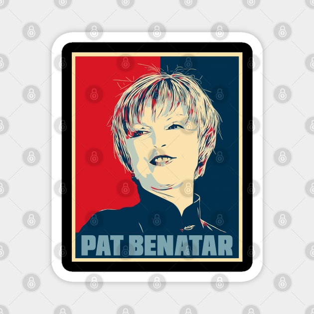 Pat Benatar Hope Poster Art Magnet by Odd Even