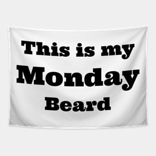 monday beard Tapestry