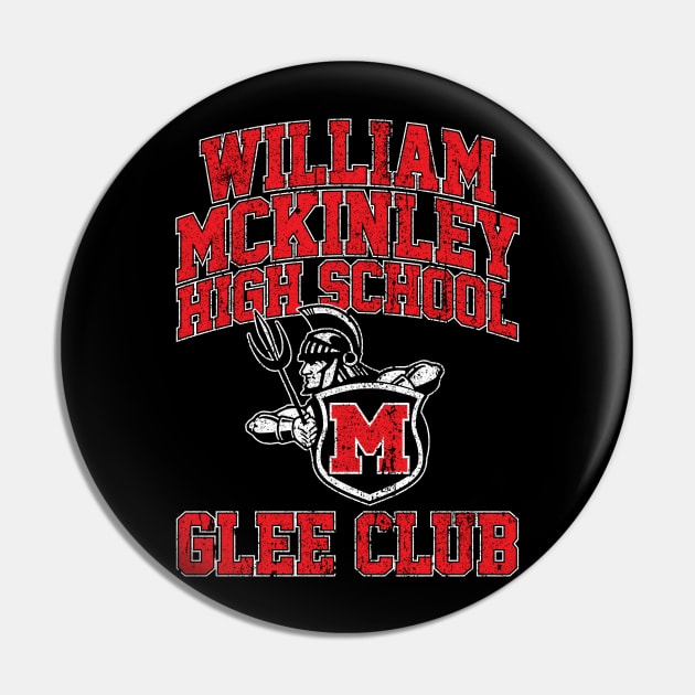 William McKinley High School Glee Club Pin by huckblade