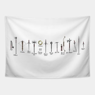 Medieval Weapons - mug Tapestry