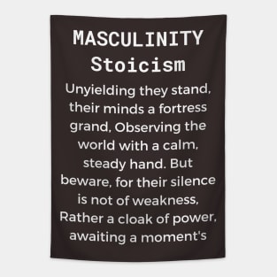 Masculinity Stoicism Tapestry