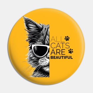 All cats are beautiful. Pin