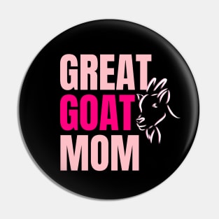 Goat Mom Pin