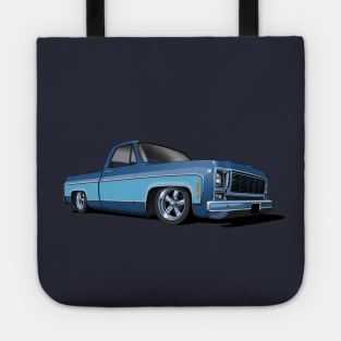 1980 Chevrolet C10 pickup in two tone blues Tote