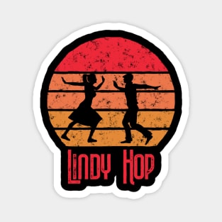 Lindy Hop Sunset Design Magnet