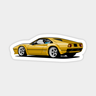 yellow horse Magnet