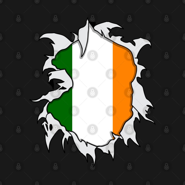 Irish Flag Torn by RadStar