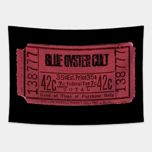 blue oyster cult ticket Tapestry