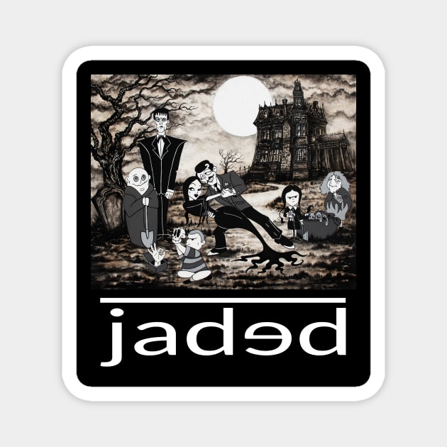 Addams Family Magnet by Jaded Arts