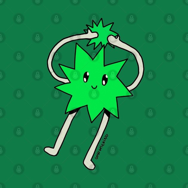 Silly Little Guy | Green Sticker Version by ghostieking