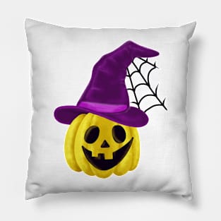 halloween scary evil pumpkin funny pumpkin head Pillow