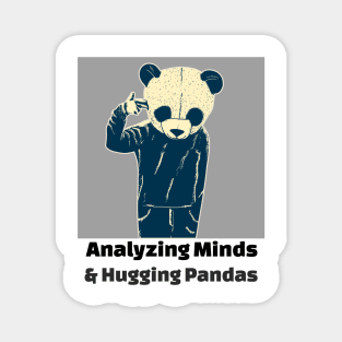 Panda Needs a hug Therapist Mental Health Magnet