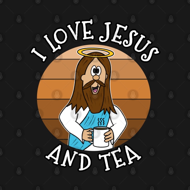 I Love Jesus and Tea Christian Church Funny by doodlerob