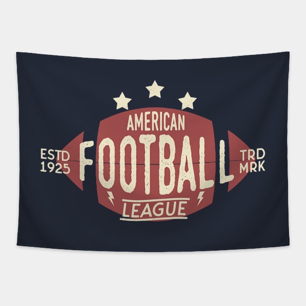 Football league logo. Tapestry by DenysHolovatiuk