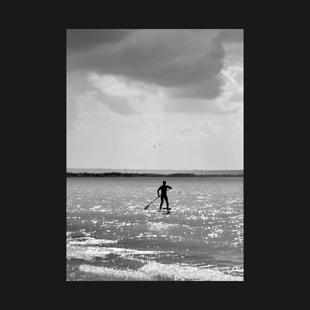 Lone Paddle Boarder by LaurieMinor