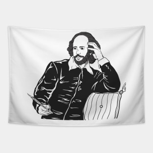 Shakespear Hand Drawn Tapestry