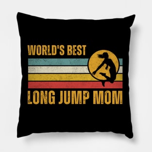 Long Jump Mom Pillow