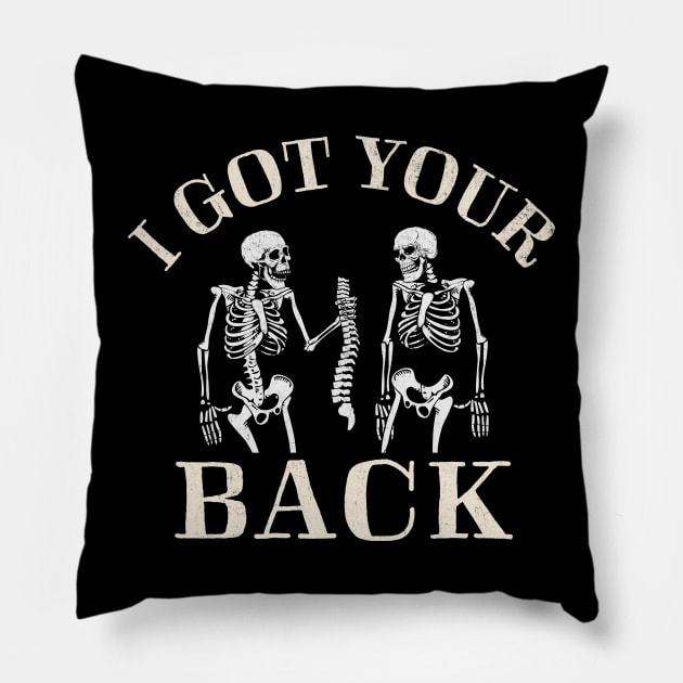 I Got Your Back funny Halloween Pillow by TheDesignDepot