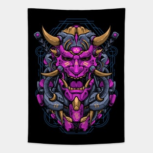 oni mecha samurai Tapestry