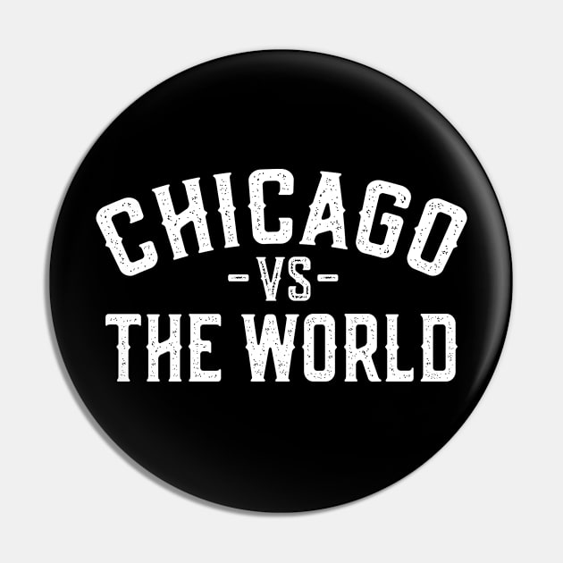 Declare Your City Pride with Chicago vs The World Pin by Jas-Kei Designs