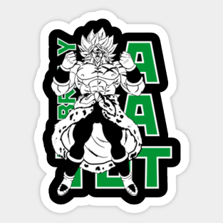 Dragon Ball Super Broly Stickers Teepublic