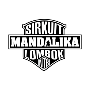 Sirkuit Mandalika Lombok NTB Badge on Light Color T-Shirt
