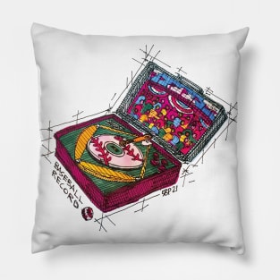 BASEBALL RECORD Pillow