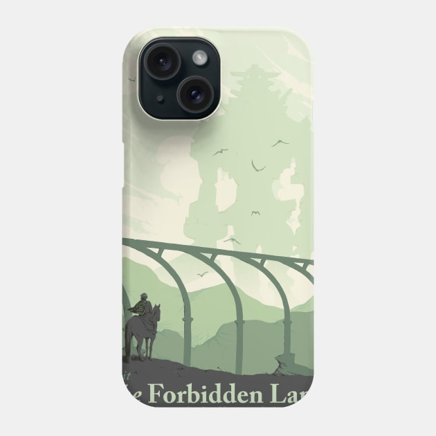 Visit The Forbidden Land Phone Case by mathiole