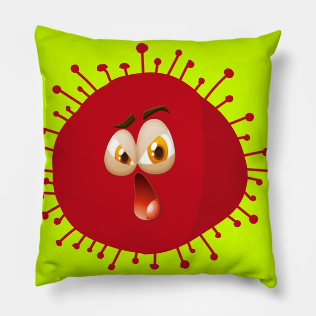 Viruscorona Pillow by Artistic Design