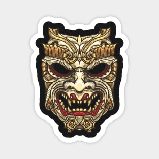 Japanese Demon Mask Magnet