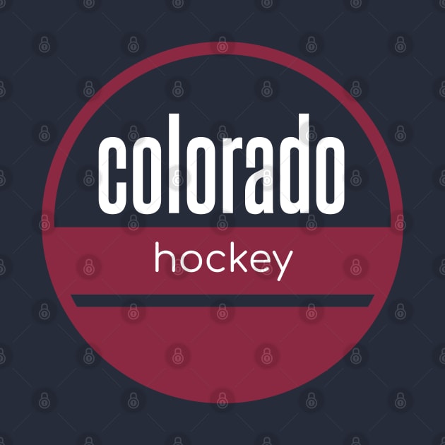 colorado avalanche hockey by BVHstudio