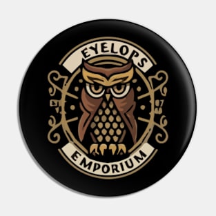 Eyelop's Owl Emporium Pin