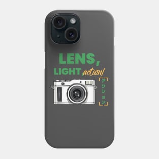 Photographer Camera Lens Light Action Phone Case