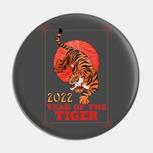 2022 Year of the Tiger Beijing Winter Olympics Pin