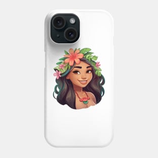 Cute Hawaiian girl Samoan girl Polynesian Phone Case