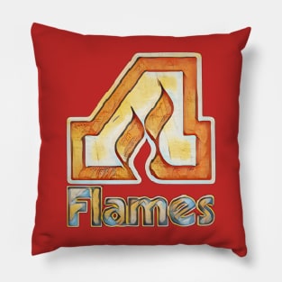 Atlanta Flames Hockey Pillow