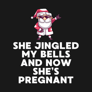 Christmas Pregnancy Announcement Gift T-Shirt