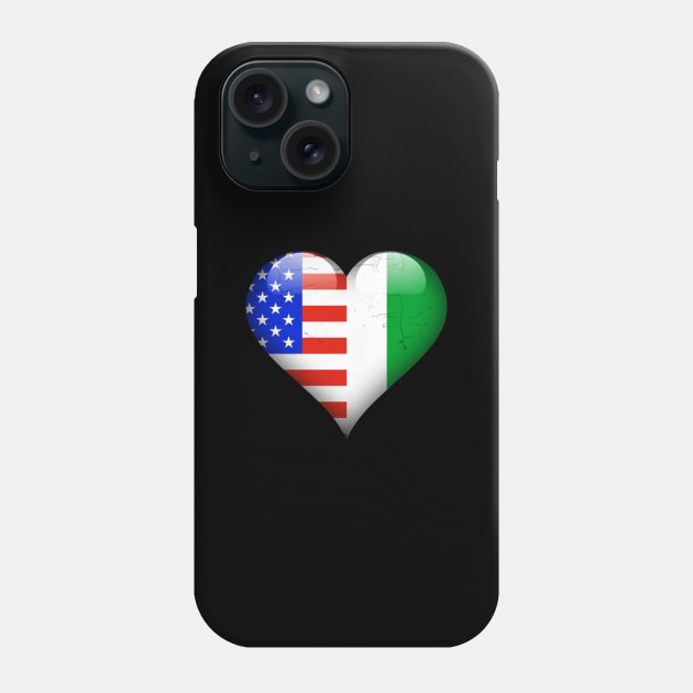 Half American Half Nigerian - Gift for Nigerian From Nigeria Phone Case by Country Flags