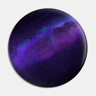 galaxy purple Pin