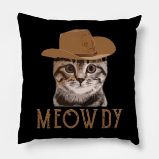 Meowdy Pillow