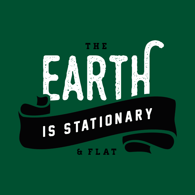 Flat & Stationary Earth by VeesTees