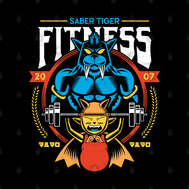 Saber Tiger Fitness by logozaste