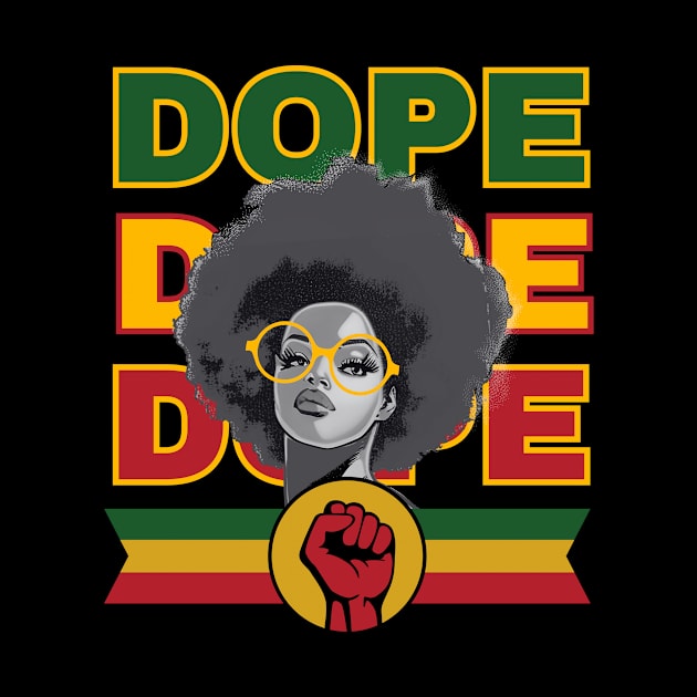 Unapologetically Dope black by Jam3x