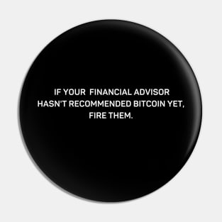 Bitcoin Quote - Crypto financial advisor Pin