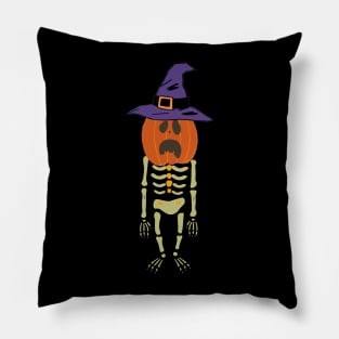 Pumpkin skeleton Pillow